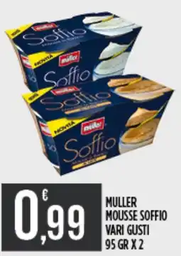 Supermercato Pollio Muller mousse soffio offerta