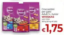 Supermercati Nonna Isa Croccantini per gatti Adult 1+, Junior WHISKAS offerta