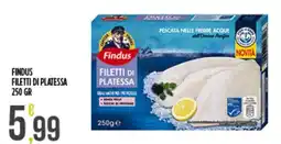 Supermercato Pollio Findus filetti di platessa offerta