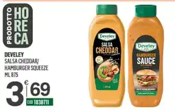 Tutto Risparmio Cash&Carry Develey salsa cheddar hamburger squeeze offerta