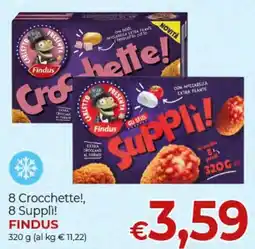 Supermercati Nonna Isa Crocchette! Suppli! Findus offerta