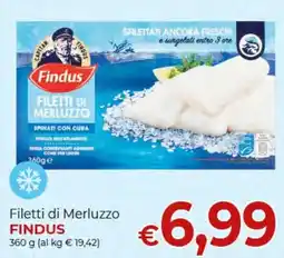 Supermercati Nonna Isa Filetti di Merluzzo Findus offerta
