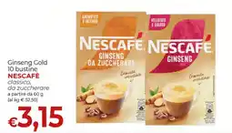 Supermercati Nonna Isa Ginseng Gold Nescafé offerta