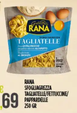 Supermercato Pollio Rana sfogliagrezza tagliatelle offerta