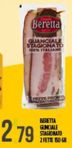 Supermercato Pollio Beretta guanciale stagionato offerta