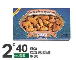Tutto Risparmio Cash&Carry Cozze sgusciate Esca offerta