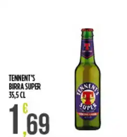 Supermercato Pollio Tennent's birra super offerta