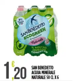 Supermercato Pollio San Benedetto acqua minerale naturale offerta