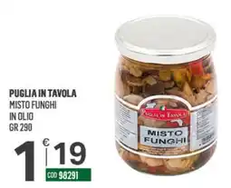Tutto Risparmio Cash&Carry Puglia in tavola misto funghi offerta