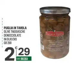 Tutto Risparmio Cash&Carry Olive taggiasche denocciolate Puglia in tavola offerta