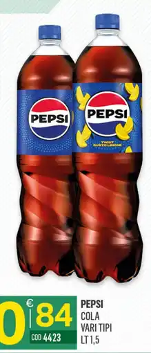 Tutto Risparmio Cash&Carry Pepsi Cola vari tipi offerta