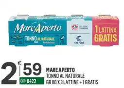 Tutto Risparmio Cash&Carry Mare Aperto Tonno al Naturale offerta
