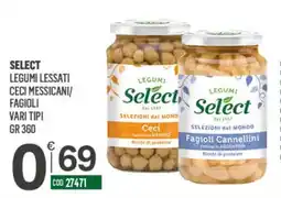 Tutto Risparmio Cash&Carry Select legumi lessati ceci messicani/ fagioli offerta