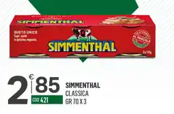 Tutto Risparmio Cash&Carry Simmenthal Classica offerta