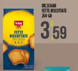 Supermercato Pollio Dr. Schar fette biscottate offerta