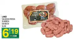 Tutto Risparmio Cash&Carry Salsiccia fresca di Norcia Lanzi offerta