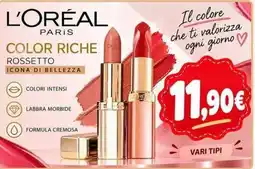 Sanitaria Demma L'Oréal Paris Color Riche Rossetto offerta