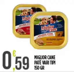 Supermercato Pollio Miglior cane paté vari tipi offerta