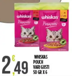 Supermercato Pollio Whiskas Pranzetti offerta