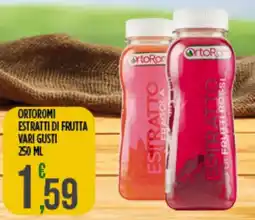 Supermercato Pollio OrtoRom estratti di frutta offerta