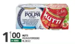 Tutto Risparmio Cash&Carry Mutti polpa di pomodoro offerta