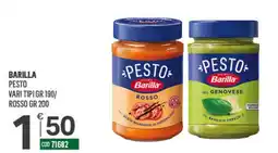 Tutto Risparmio Cash&Carry Barilla Pesto offerta