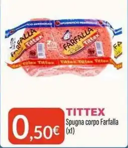Sanitaria Demma Spugna corpo Farfalla Tittex offerta