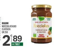 Tutto Risparmio Cash&Carry Rigoni nocciolata bio classica offerta