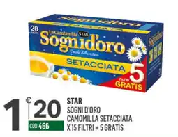 Tutto Risparmio Cash&Carry Sognidororo camomilla setacciata offerta
