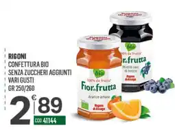 Tutto Risparmio Cash&Carry Confettura bio Rigoni di Asiago offerta