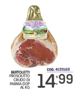 Eurocash Bertoletti Prosciutto Crudo di Parma DOP offerta
