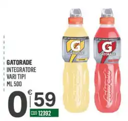 Tutto Risparmio Cash&Carry Gatorade integratore offerta