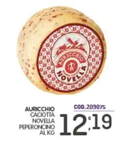 Eurocash Auricchio Caciotta Novella Peperoncino offerta