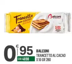Tutto Risparmio Cash&Carry Trancetto al cacao Balconi offerta