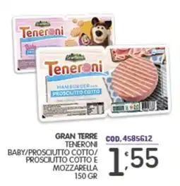 Eurocash Teneroni Hamburger con Prosciutto Cotto offerta