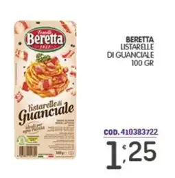 Eurocash Beretta listarelle di guanciale offerta