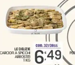 Eurocash Le delizie carciofi a spicchi arrostiti offerta