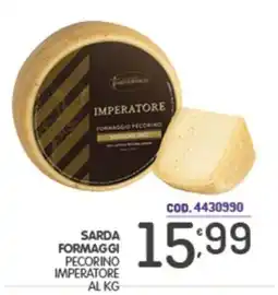 Eurocash Sarda Formaggi Pecorino Imperatore offerta