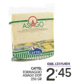 Eurocash Cattel formaggio asiago dop offerta