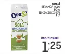 Eurocash OraSi bevanda alla soia offerta
