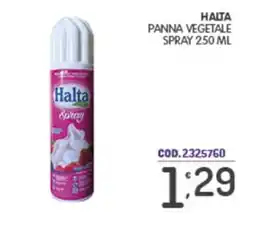 Eurocash Halta panna vegetale spray offerta