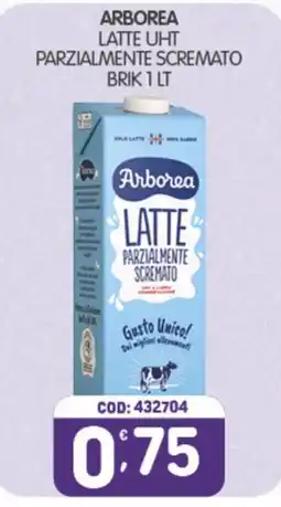 Eurocash Arborea latte parzialmente scremato offerta