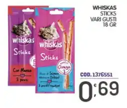 Eurocash Whiskas Sticks offerta