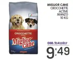 Eurocash Crocchette active manzo Miglior cane offerta