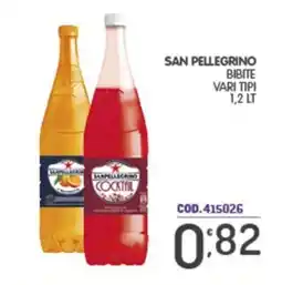 Eurocash San Pellegrino bibite vari tipi offerta