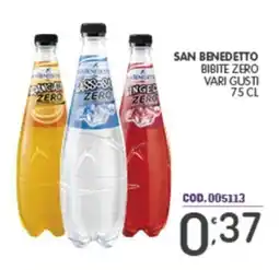 Eurocash San Benedetto bibite zero offerta