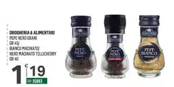 Tutto Risparmio Cash&Carry Pepe nero grani / pepe nero tellicherry / pepe bianco macinato offerta