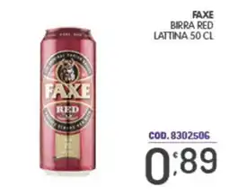 Eurocash Faxe birra red offerta