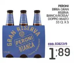 Eurocash Peroni Gran Riserva Bianca offerta