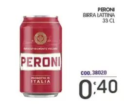Eurocash Peroni birra lattina offerta